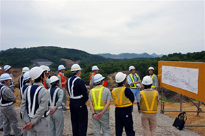 平成25年5月31日　川西インターチェンジ工事現場