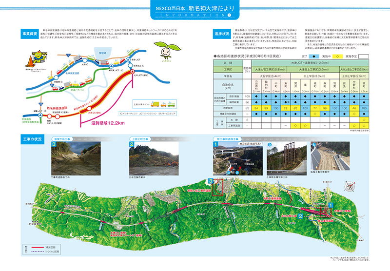 新名神大津だより 広報誌 2018年春号