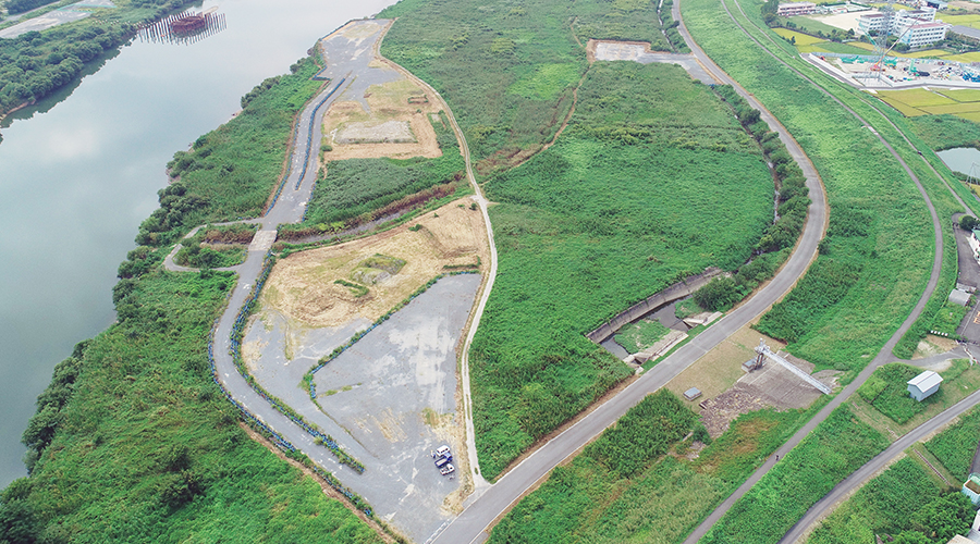 新名神淀川渡河区域鵜殿のヨシ原保全